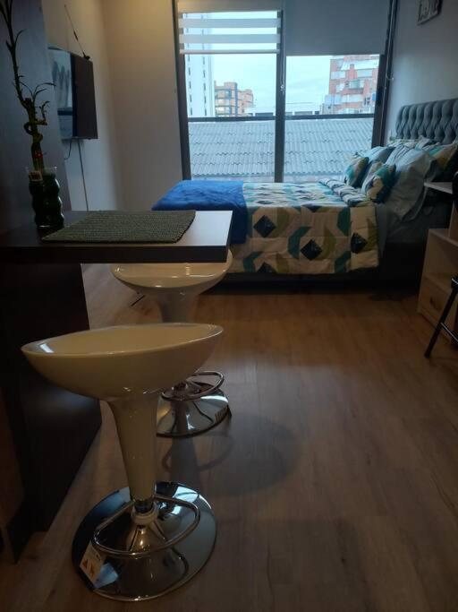 Апартаменты Apartaestudio Chapinero Balcon Богота Экстерьер фото